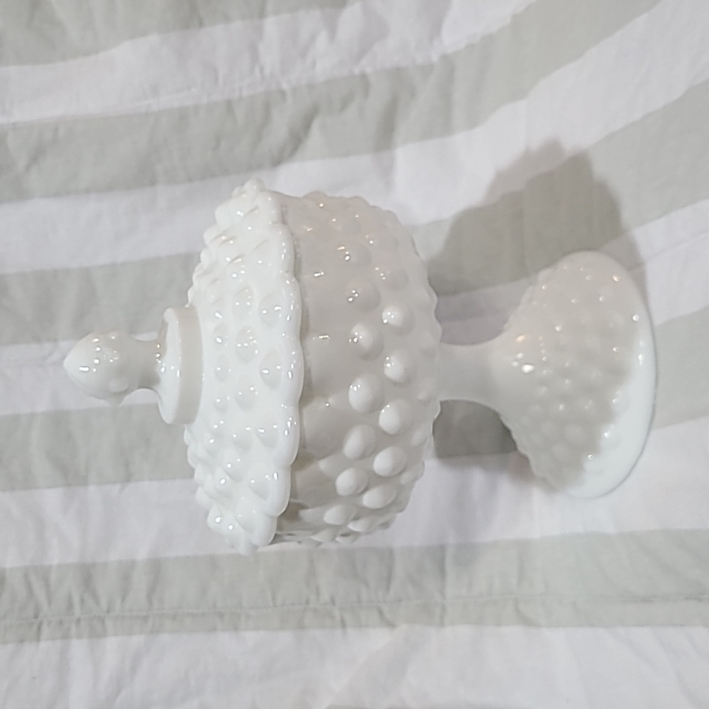 fenton candy dish with lid